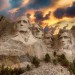 Image of Mount Rushmore, hlavy štyroch amerických prezidentov mali byť telami